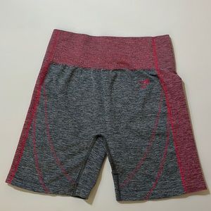 Hyper Amplify Shorts In Charcoal Marl & Coral
